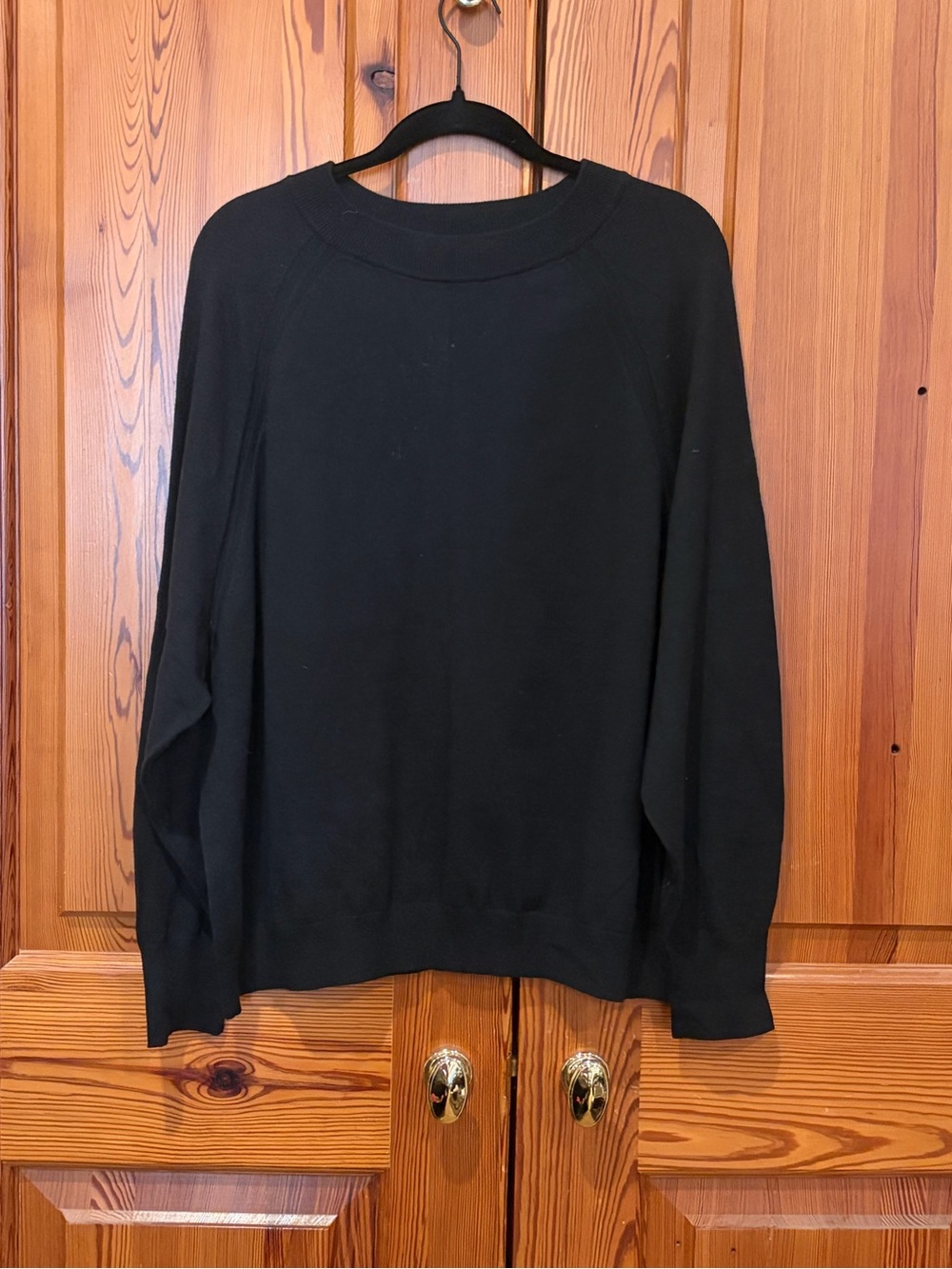 a new day Black Crewneck Sweater — Cozy Everyday Pullover